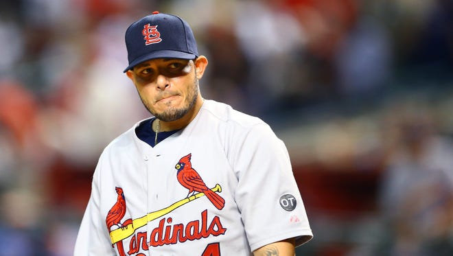 Yadier Molina will be out a minimum of 10 days.