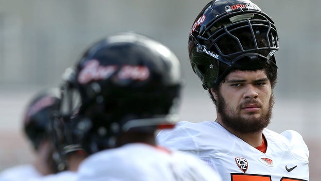 Oregon State offensive lineman Isaac Seumalo has started 37 games for the Beavers.