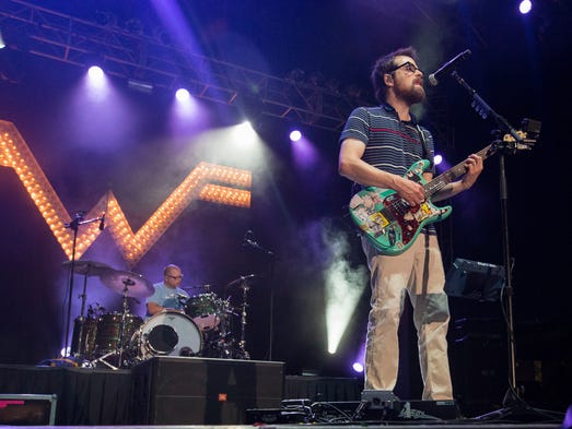 Weezer performs Saturday, July 11, 2015 at the 80/35