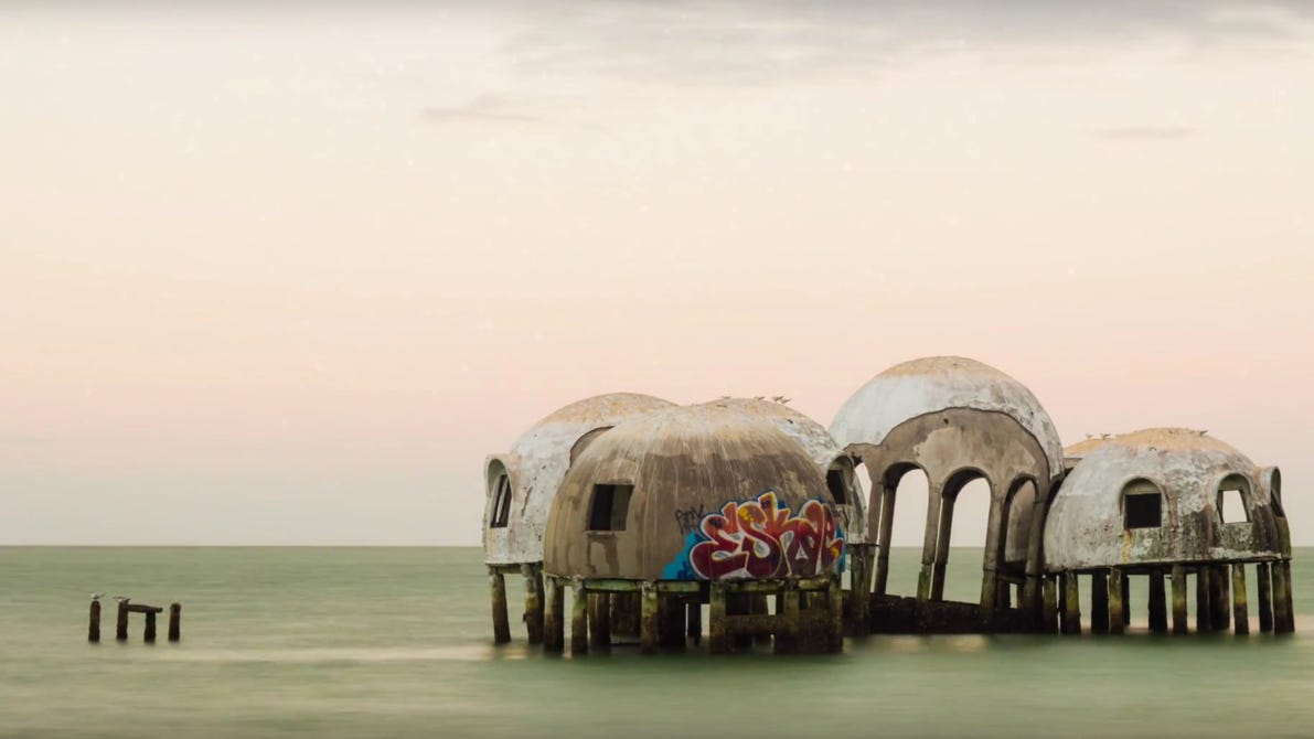 Video Watch a stunning timelapse of the Cape Romano dome home