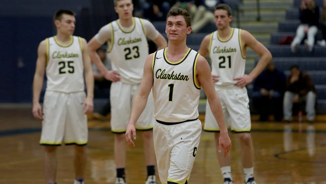 Clarkston was led by MSU signee Foster Loyer. The senior PG suffered a torn meniscus in his left knee last week.