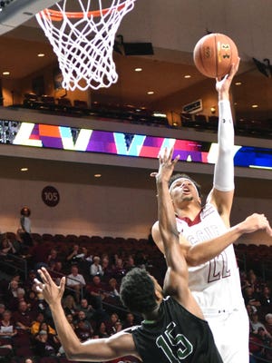 Eli Chuha (22) will be one of the top returners for New Mexico State in the 2017-18 season.