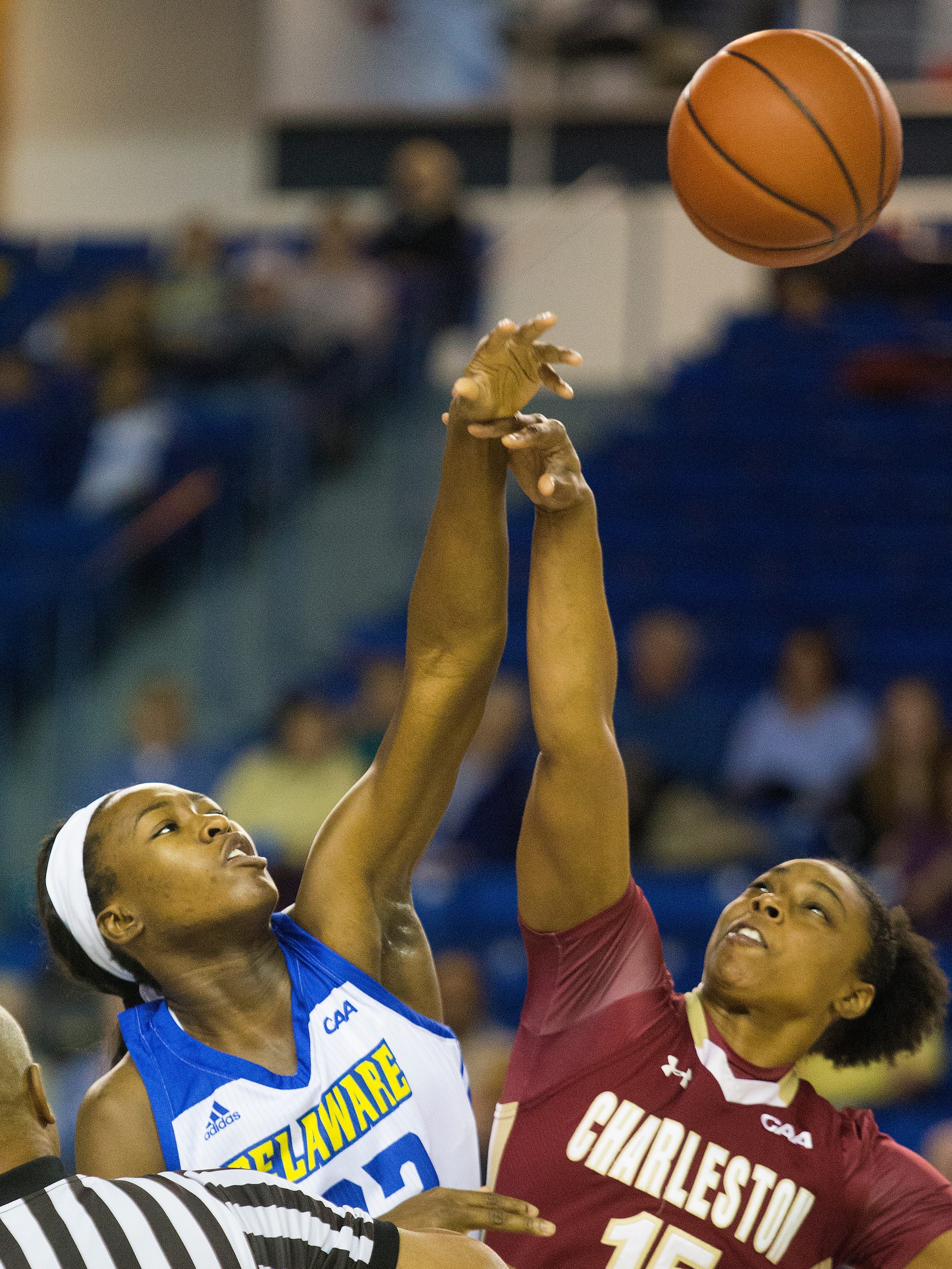 Delaware S Enabosi Named Caa Women S Basketball Player Of The Year