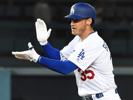 Dodgers first baseman/outfielder Cody Bellinger: July