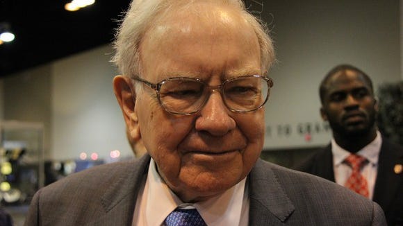 Warren Buffett said his company's ownership of $5 billion of preferred stock issued by Bank of America has netted Berkshire $300 million of payment per year.