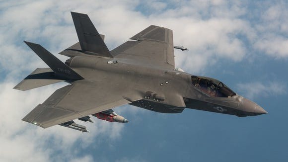 Lockheed Martin's F-35 is gaining altitude.