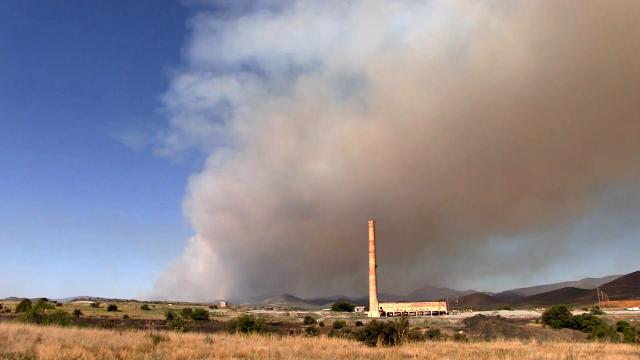 Time-lapse view of the Goodwin Fire burning near Prescott