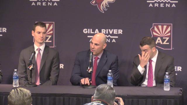 Coyotes introduce new coach, president