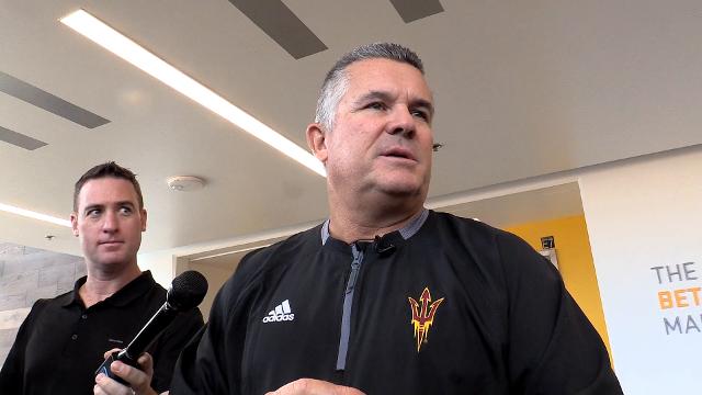 Coach Todd Graham gives tour of new Student Athlete Facility