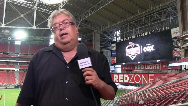 azcentral sports' Bob McManaman wraps up the action at Cards camp