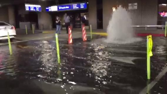 Manhole cover blown at Phoenix airport