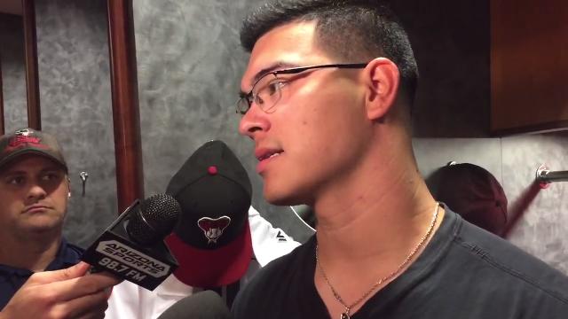 Anthony Banda on his rough outing against the Dodgers