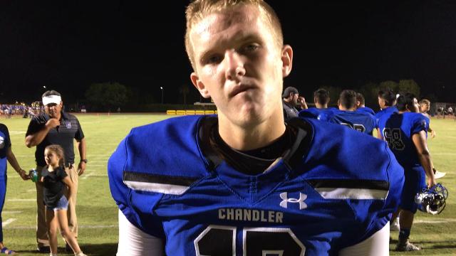 Jacob Conover on Chandler's win