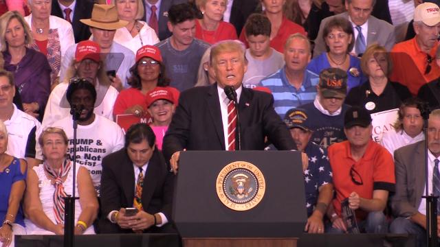 Notable quotes from President Trump's rally in Phoenix