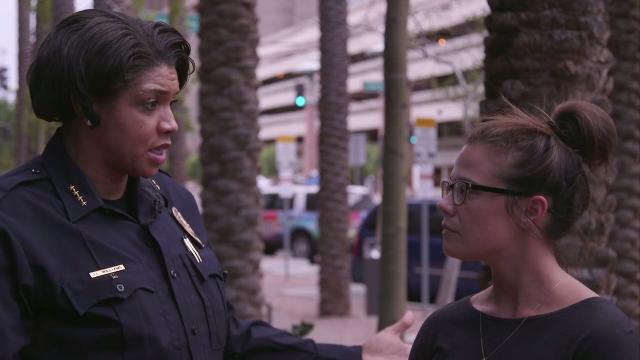 Phoenix Police Chief Jeri Williams talks about night of Trump rally