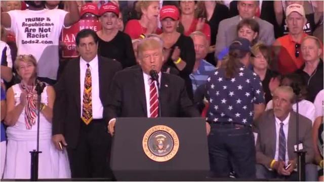 How Donald Trump's Phoenix rally unfolded