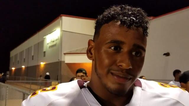Tolleson's Davyon Duhart after beating Agua Fria