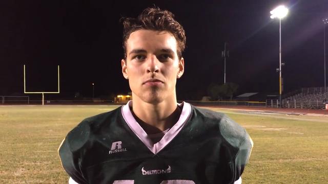 Tyler Duncan after Greenway's win over Thunderbird