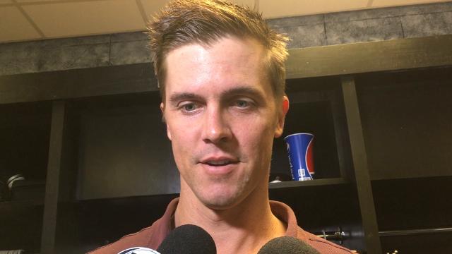 Zack Greinke on his outing vs. Royals