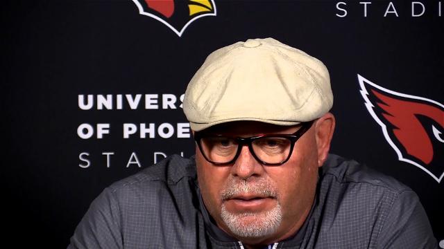 Bruce Arians gives his take on loss to the Eagles