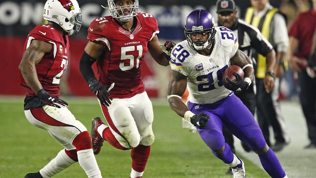 Cardinals offensive coordinator excited to have Adrian Peterson