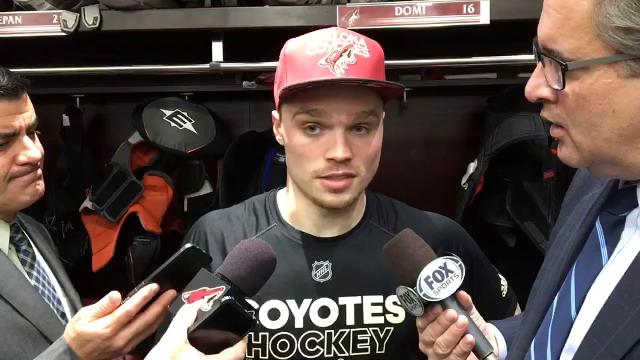 Max Domi on Coyotes' loss to Sabres