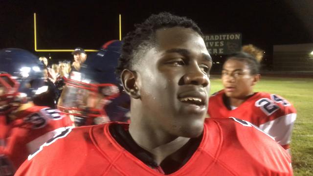Centennial RB Zidane Thomas talks about making up for fumble in only loss