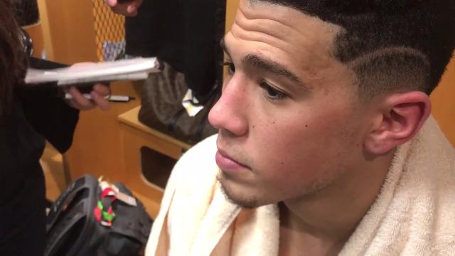 Devin Booker after Suns' win over Bulls