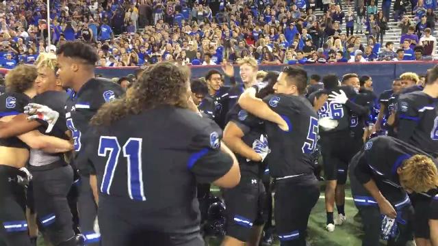 Chandler celebrates 6A state championship win over Perry