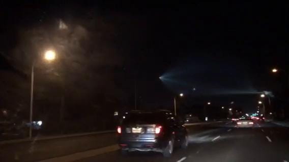 Rocket launch seen from Phoenix