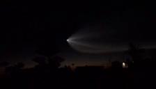 Streak of light captured in the Phoenix night sky