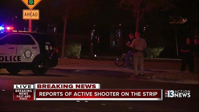 Las Vegas Police: 1 suspect down, dozens shot