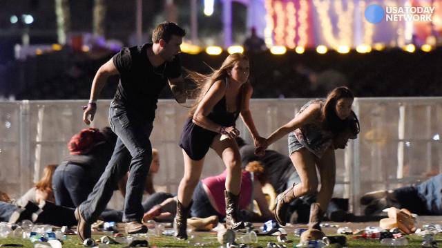 Las Vegas survivors say shooting 'sounded like fireworks'