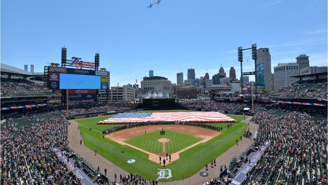 The history of big games at Comerica Park