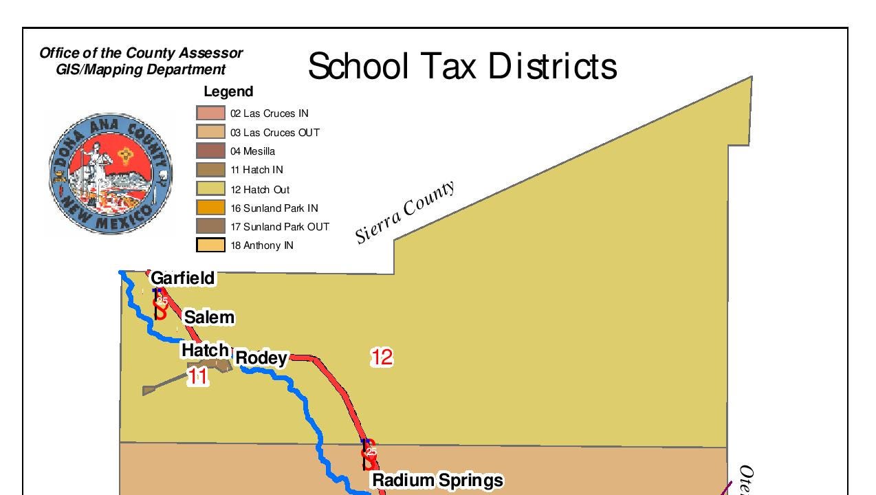Dona Ana County Gis Tax Rates Drop Across Doña Ana County