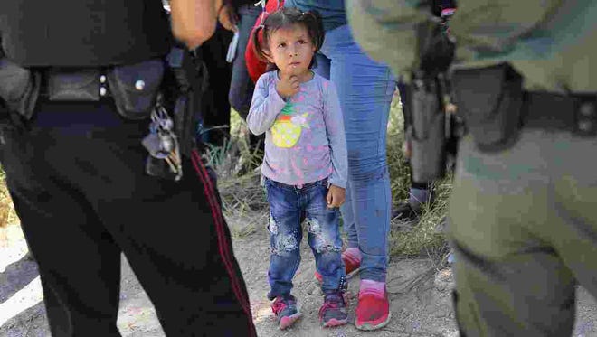 U.S. border and immigration officers have separated about 2,000 migrant children from their parents at the Southern Border under the Trump administration's zero-tolerance immigration policy.
