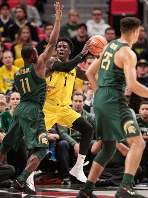 Michigan State basketball survives scare from Kendrick Nunn, Oakland