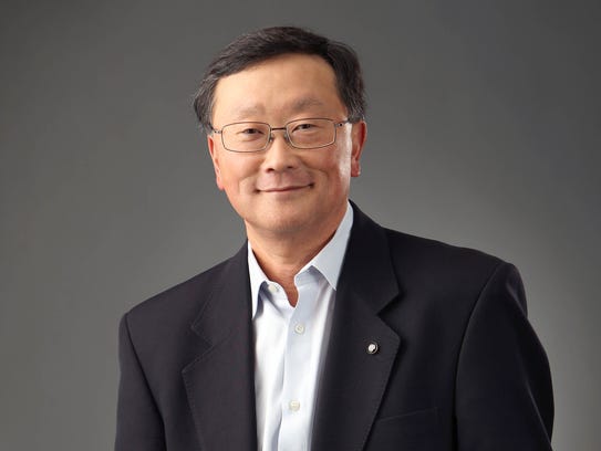 BlackBerry CEO John Chen is scheduled to speak Monday