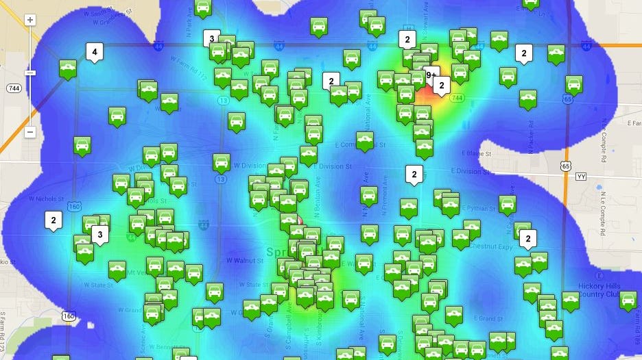 A guide to Springfield police’s new crime mapping tool