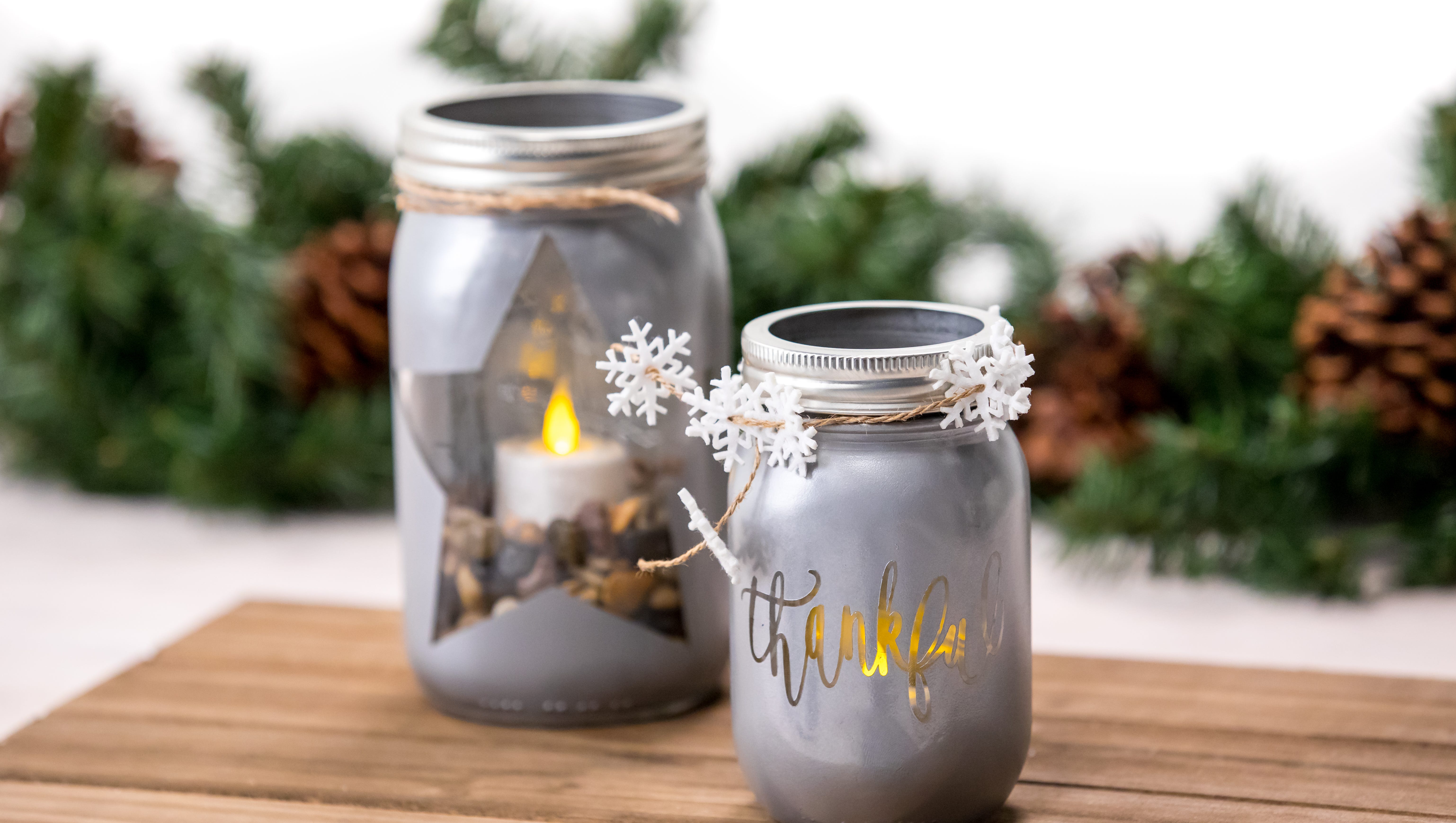 Christmas Diy Mason Jar Candles