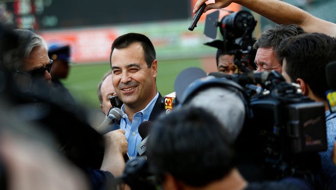 Dan Duquette has been fired as the Baltimore Orioles' executive vice president of baseball operations. AP FILE PHOTO