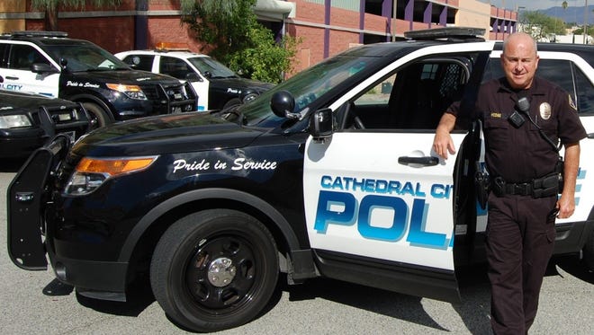 Officer Dwayne Hodge, the new homeless liaison officer in Cathedral City.
