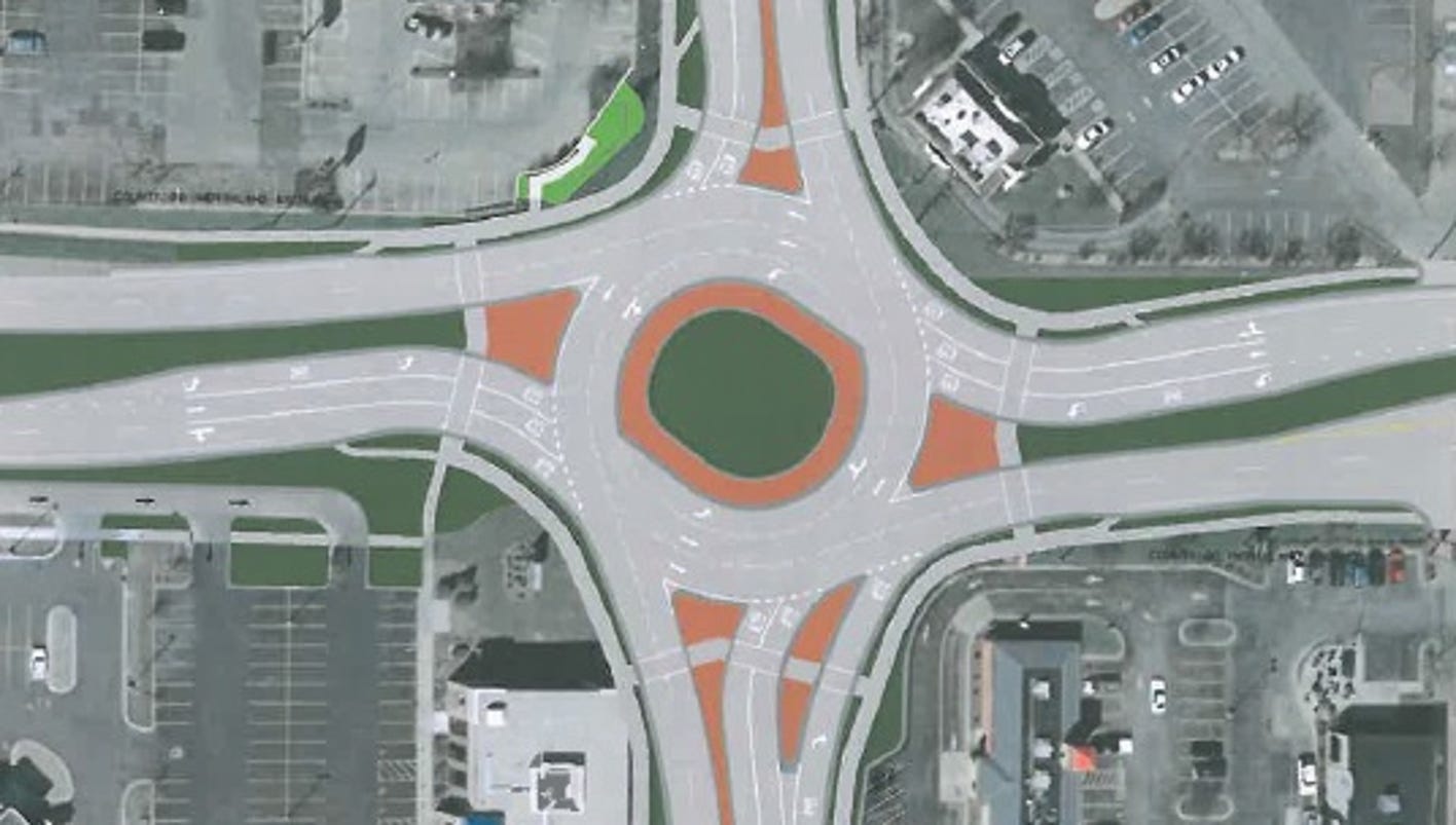 Roundabout coming to Richmond and Northland
