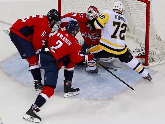 USP NHL: STANLEY CUP PLAYOFFS-PITTSBURGH PENGUINS S HKN WSH PIT USA DC