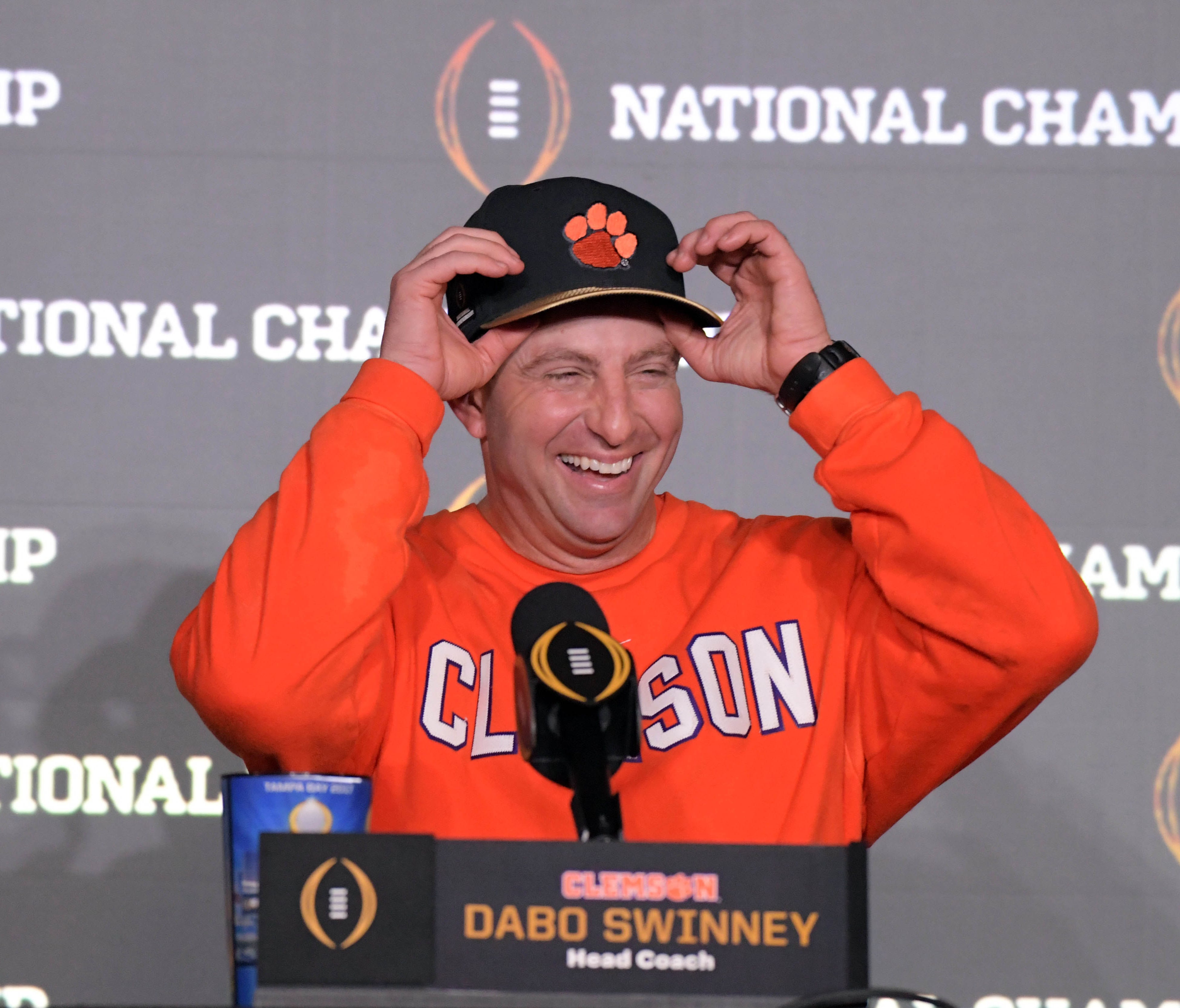 Clemson Tigers head coach Dabo Swinney.