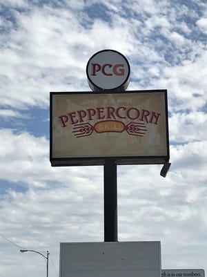 Peppercorn Grill will close its San Angelo location.
