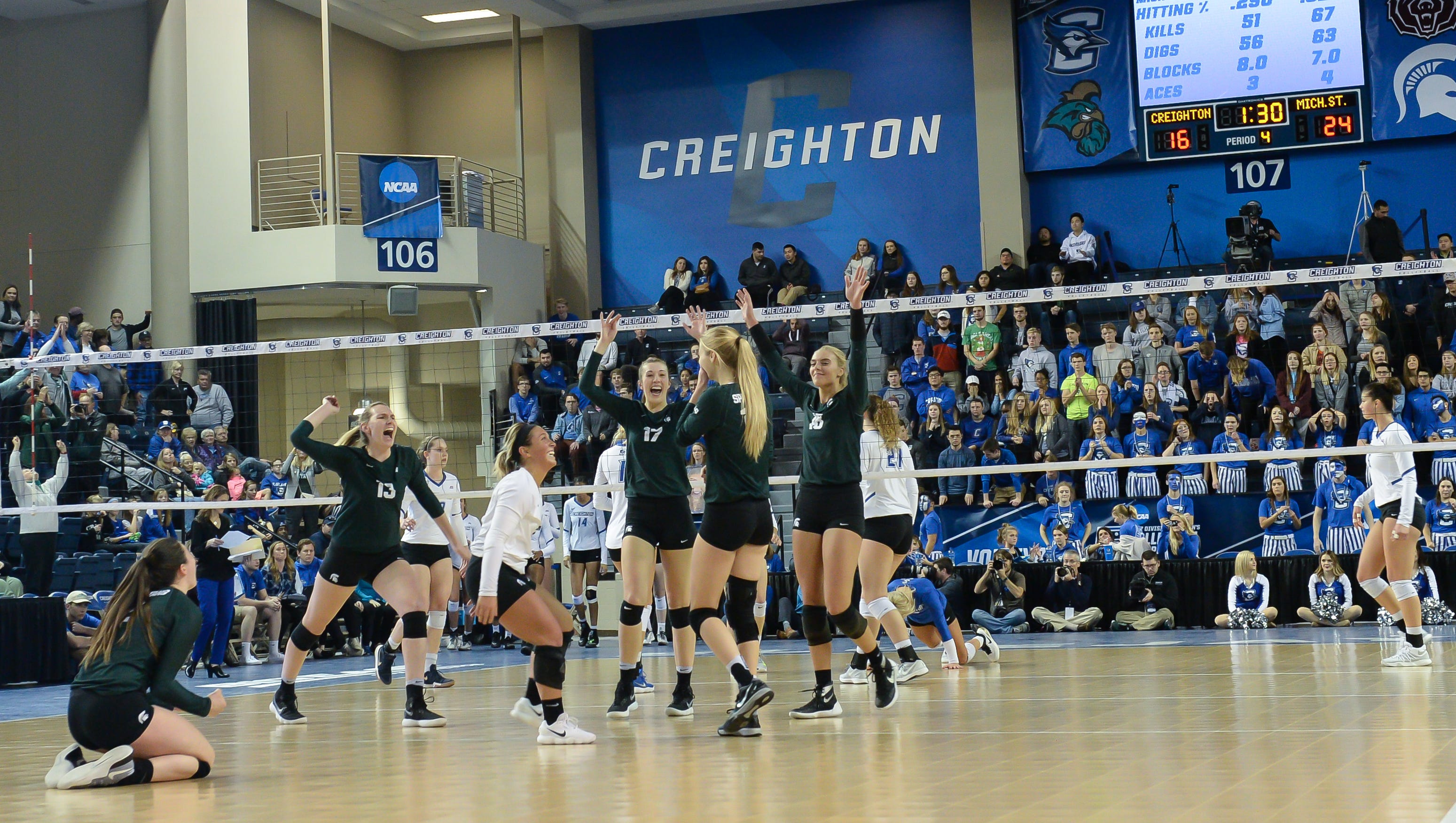 Michigan State volleyball chases Final Four bid at Penn State