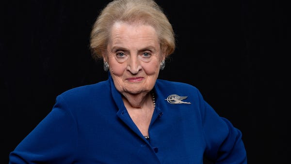 Former Secretary of State Madeleine Albright,...