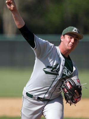 Sean Deely went 6-0 with a 0.78 ERA and 50 strikeouts, and hit .360 with six home runs, 17 RBIs and 11 runs this season.