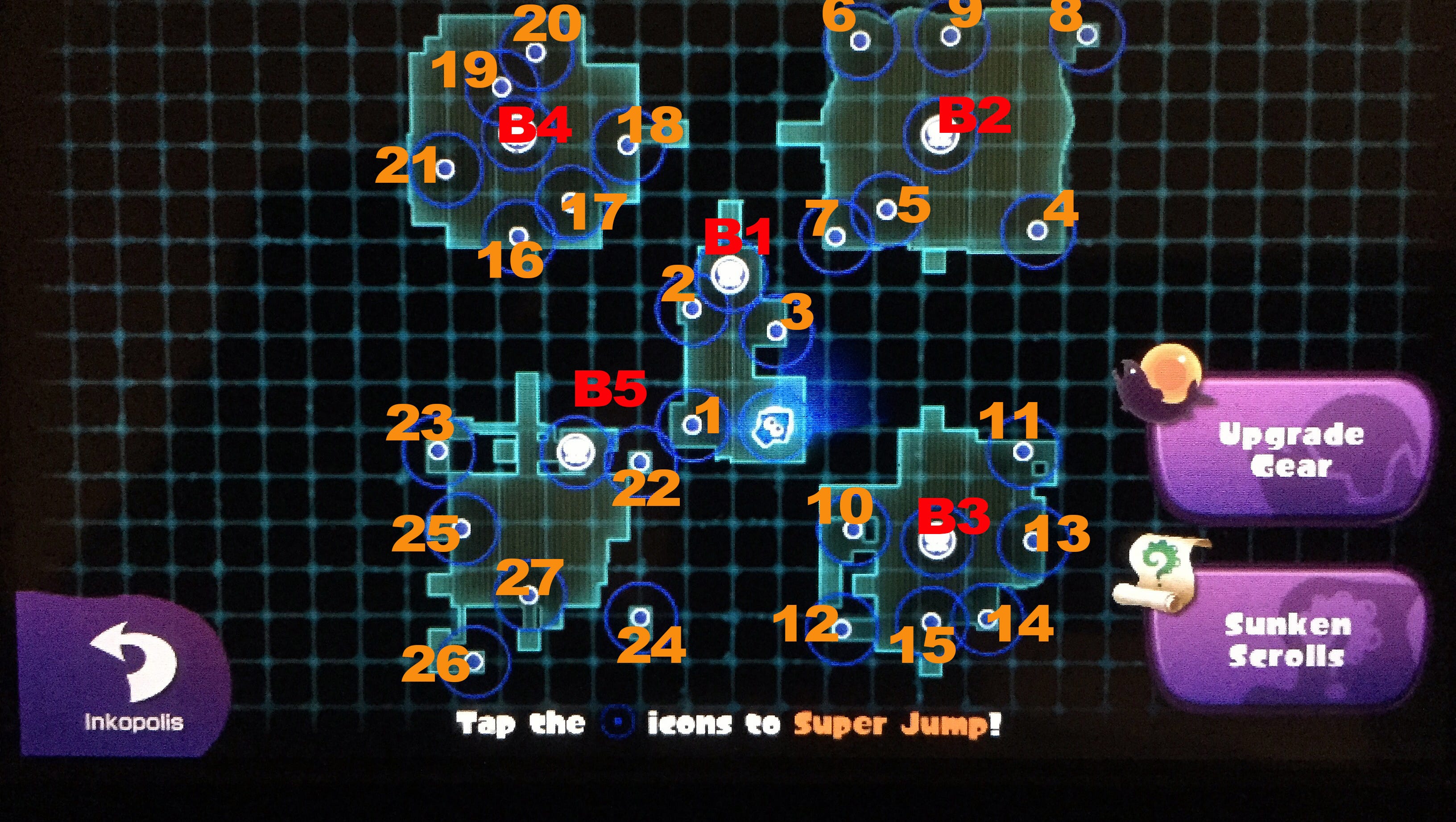 Technobubble All Kettle Locations in Splatoon 1 and 2 Campaign, Story Mode